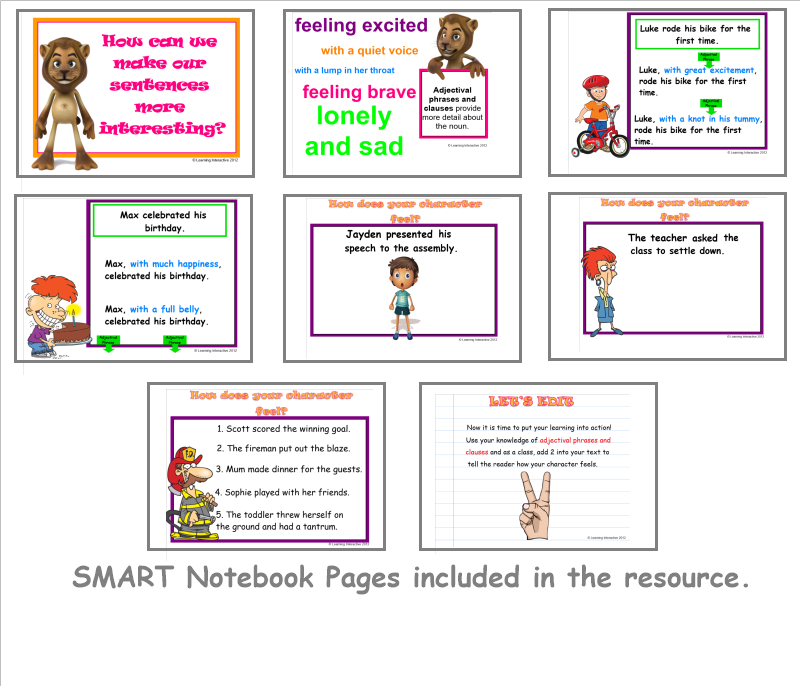 Making Sentences More Interesting Year 1 2 Learning Interactive